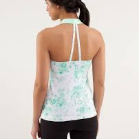 RARE Lululemon Open Soul Tank in Frangipani Green - Picture 2 of 5